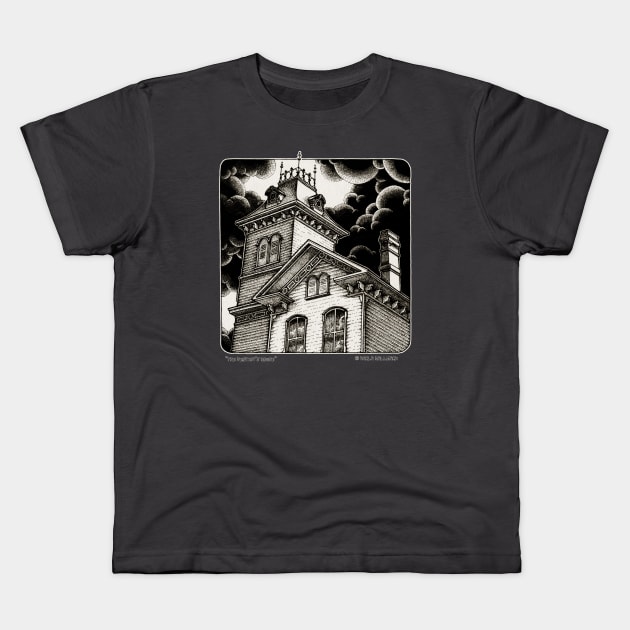 The Dentist's House Kids T-Shirt by DarlaHallmark